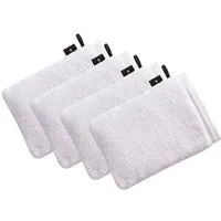 Vossen Waschhandschuh 4er Pack Waschhandschuh 22 x 16 cm Vegan Life, Frottier (Spar-Set, 4-St), Vegan
