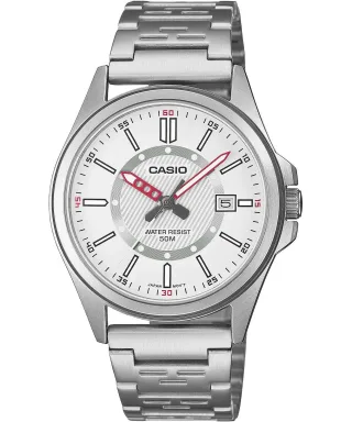 Casio Casio Collection Herren Silberne Uhr MTP-E700D-7EVEF