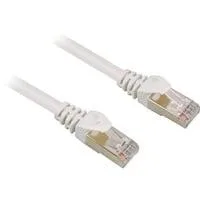 Patchkabel RJ45 Cat.6 SFTP weiß, 25 cm