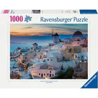 Ravensburger Puzzle Abend über Santorini, 1000 Puzzleteile, Made in Germany