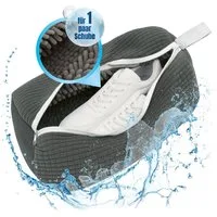CLEANmaxx Wäschenetz Schuhwaschbeutel – Wäschenetz für Schuhe in der Waschmaschine,(1-St), Schuhbeutel Waschmaschine, robuster Wäschebeutel für ein Paar Schuhe