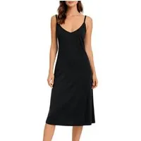 Vishes Maxikleid Langes Trägerkleid Damen Spaghettiträger Jersey Baumwolle Alternative Mode, Boho, Hippie, Ethno, Festival