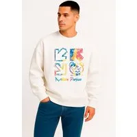 Banco Sweatshirt Herren Oversize Rundhals Pullover Oversized Fit Extra weit, mit verlängerten Schultern.