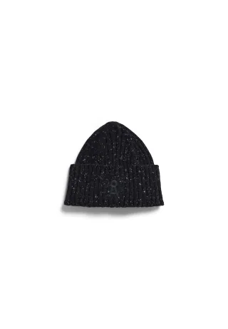 Armedangels - TWEED KNIT HAT W black tweed - Gr. - ONE SIZE