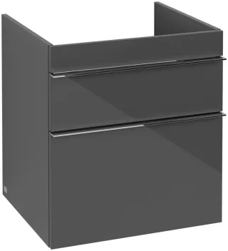 Villeroy & Boch Waschtischunterschrank Venticello A92301FP, B:553, H:590, T:502mm, Glossy Grey A92301FP