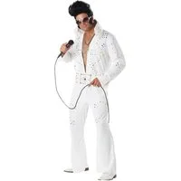 Metamorph Kostüm Las Vegas Elvis Kostüm, Der King in seiner späten Glamour-Phase