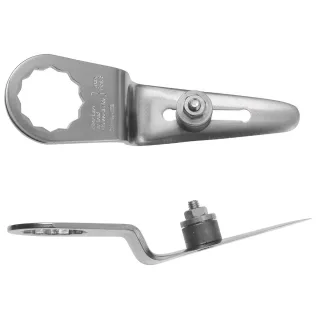 Fein Schneidmesser gerade Form Z-Biegung,mit einstellbarem Tiefenanschlag, 2-Stück - 63903143013