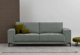 OTTO home 3-Sitzer "OLAND, B: 224 cm - Skandi-Design" Struktur, Flachgewebe, Luxus-Microfaser, Boucle