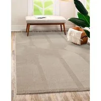 merinos Teppich Sign 1904, rechteckig, Höhe: 12 mm, Hoch Tief Struktur, Geometrisch, 100% recyceltem Polyester, Wohnzimmer