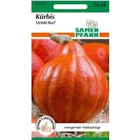 SAMEN PFANN Gemüsesamen Kürbis, Uchiki Kuri (Hokkaido-Kürbis) - Kürbis-Samen Saatgut Samen, Cucurbita maxima