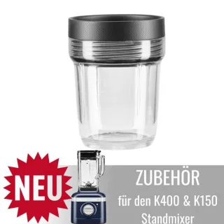 Zubehör für KitchenAid Artisan K400 & K150 Standmixer: 200ml...