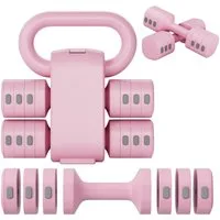 TLGREEN Hantel-Set Verstellbare Frauen Set,1-5kg Kurzhanteln 2er Set, (4-in-1 Dumbbell Set für Frauen und Männer), Gewichte Hantel für Home Gym, Krafttraining Zuhause