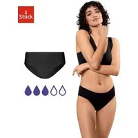 SNOCKS Periodenslip femtis by SNOCKS Period Panty - NOLA Seamless Slip (1-St) mit mittlerer Saugkraft