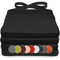 sunnypillow Stuhlkissen 4er Set Stuhlkissen 40 x 45 x 5cm