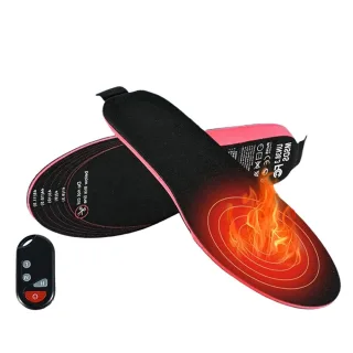 TENGOO 1 Pair EVA Unisex Electric Heated Insoles Wireless Remote Control Thermal Rechargeable Smart Heating Warm Pad for