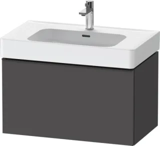 Duravit D-Neo Waschtischunterbau wandhängend Graphit Matt 784x452x440 mm - DE42770BD490000 DE42770BD490000