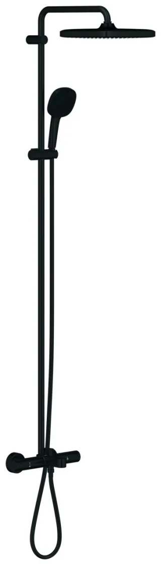 GROHE Duschsystem Tempesta 250 Cube 26691_1 Wa.-THM KB 250 Cube matt black, 266912431 266912431