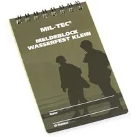 Mil-Tec Notizblock Militär Meldeblock Wasserfest