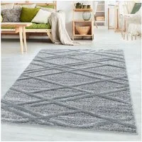 SIMPEX24 Teppich Boho Design, Läufer, Höhe: 20 mm, Teppich Wohnzimmer Boho Design Weich 3D Optik Skandinavische Stil