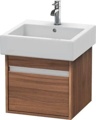 Duravit Ketho Waschtischunterbau wandhängend Nussbaum Matt 450x440x410 mm - KT668507979 KT668507979