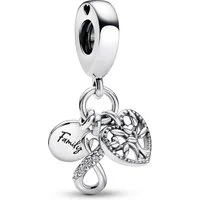 Pandora Kettenanhänger Pandora Family Infinity Triple Charm-Anhänger 792201C01 Anhänger