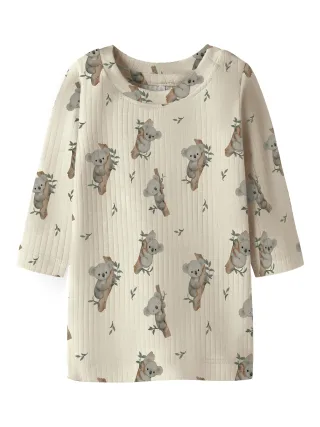 NAME IT - NBMBOALA LS TOP peyote melange - Gr. - 56