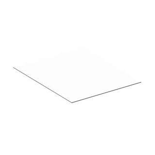 Keuco Abdeckplatte Edition 11 Art 49031, 400 x 4 x 483 mm Glas weiß, 49031300400 49031300400
