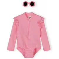 MINOTI Schwimmanzug UPF 50+ mit Brille, rosa