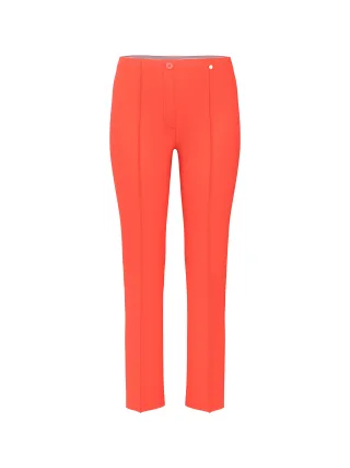 Marc Cain Additions - Schmal geschnittene Hose - Modell SYDNEY bright tomato - Gr. - 36