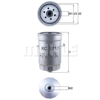 Mahle Kraftstofffilter Hyundai Kia KC101/1
