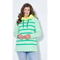 Laurasøn Sweatshirt Ringelsweatshirt Langarm Kragen