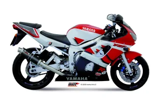 Sport Auspuff MIVV GP Carbon Yamaha YZF 600 R6 Bj. 1999-2002 Typ: RJ03 mit ABE