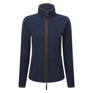 Premier - "Artisan" Fleecejacke für Damen (Marineblau/Braun)