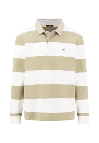 FYNCH-HATTON - Rugby Polo Stripe new offwhite - Gr. - XL