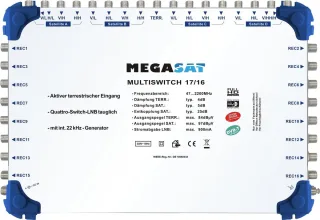 MEGASAT Multischalter 17/16 0600155