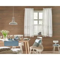 HOSSNER - ART OF HOME DECO Querbehang Dachstein (1 St), Stangendurchzug, halbtransparent