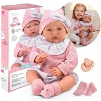 Kinderplay Dolls & Strollers Babypuppe Interaktive Babypuppe Lili 41 cm – realistisch – sprechend