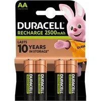Duracell 4 Stck, Recharge Ultra AA 2500 mAh Batterie Akku