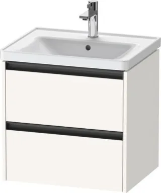 Duravit Ketho.2 Waschtischunterbau wandhängend Weiß Supermatt 584x455x549 mm - K25281084840000 K25281084840000