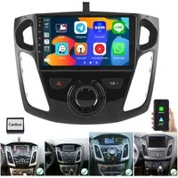 ESSGOO DAB+ Carplay Für Ford Focus MK3 2011-18 Autoradio Android 15 GPS NAVI Autoradio (RDS, 4+64GB(optional), Digitalradio (DAB), FM, AM, Carplay Android Auto Bluetooth EQ USB GPS Navi WIFI Touchscreen)