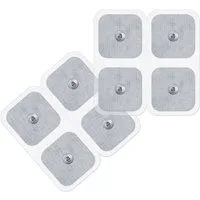Sanitas Elektrodenpads Nachkaufelektroden für Beurer TENS/EMS Geräte (EM 40, 41, 49, 80, 95), Set 8 St.,Enthält 8 selbstklebende Elektroden in der Größe 45 x 45 mm