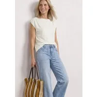 STREET ONE Shirttop Sommershirt mit Raffung