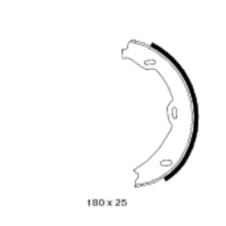 Textar Bremsbacken hinten Mercedes S-Klasse W220 W221