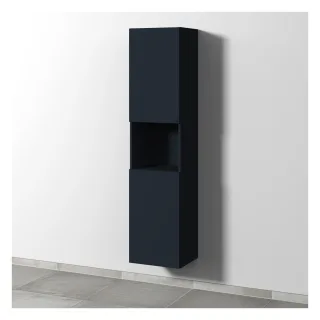 Sanipa 3way Hochschrank mit 2 Türen und 1 offenem Fach, Marine-Matt SP1161R