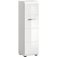 xonox.home Stauraumschrank weiß Nachbildung Melamin beschichtet modern 30x106x30 cm
