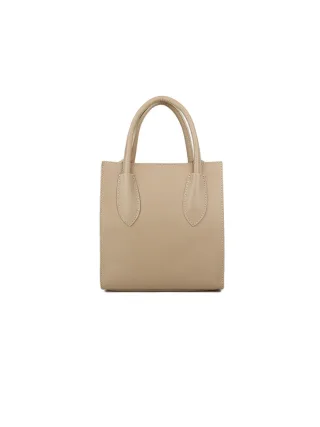Giulia Monti Tragetasche Grau Beige