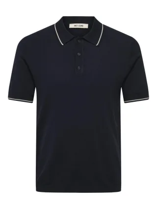 only & sons - Polo blau - Gr. - XL