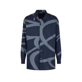 Emporio Armani - Hemd für Herren, Baumwolle, Langärmlig (Blau)