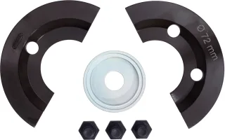 KS Tools Halbschalen-Ergänzungs-Satz 6-tlg für Ø 72 mm - 150.2143
