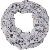 MIRROSI Loop Damen Schal mit Blümchen-Muster Weich, Schlauchschal, (zweimal um den Hals wickelbar, ca.45x75cm), Damen Halstuch ideal für Frühling, Sommer oder Herbst